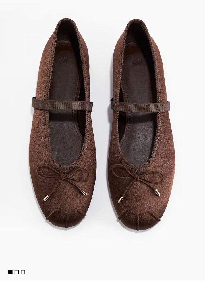 H&amp;M Brown Ballerina Flats