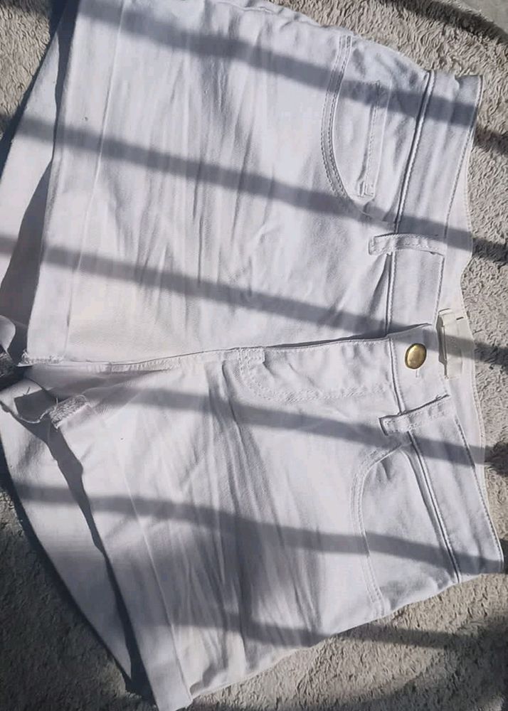 White Shorts
