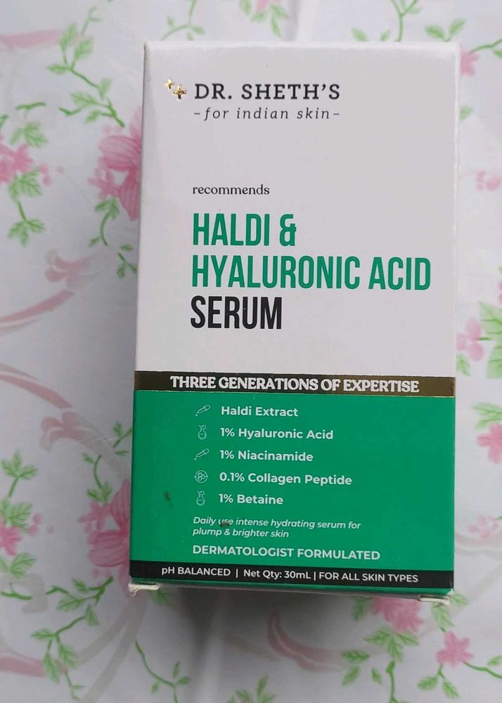 Dr Sheths HALDI HYALURONIC ACID SERUM