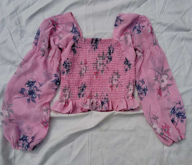 Floral Long Sleeve Top