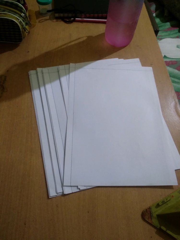 Pre Margined A4 Size Paper 70 GSM Set Of 100