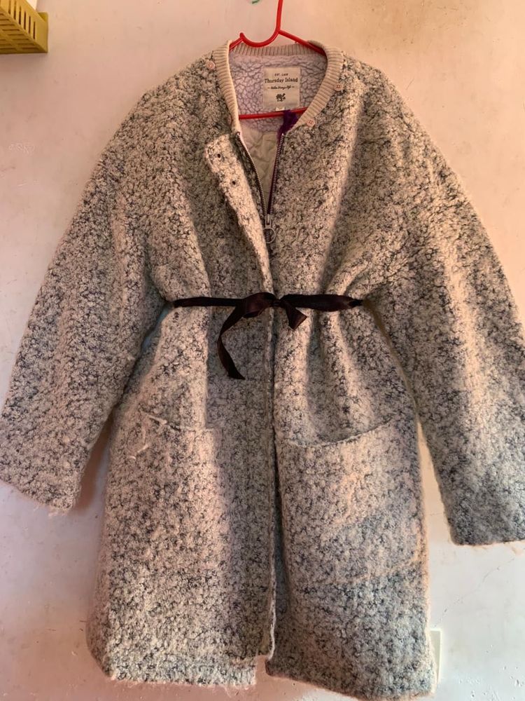 Cozy Textured Coat Booked Already Don’t Buy