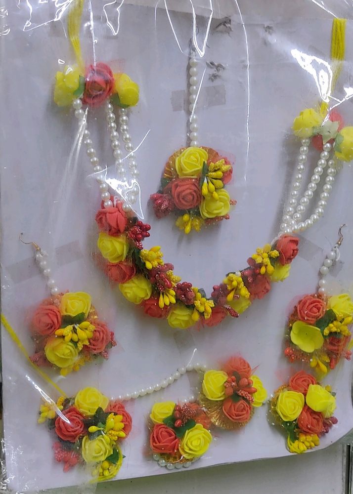 Haldi Flower Jewellery