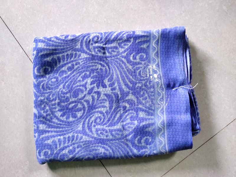 Simple Lavender Saree