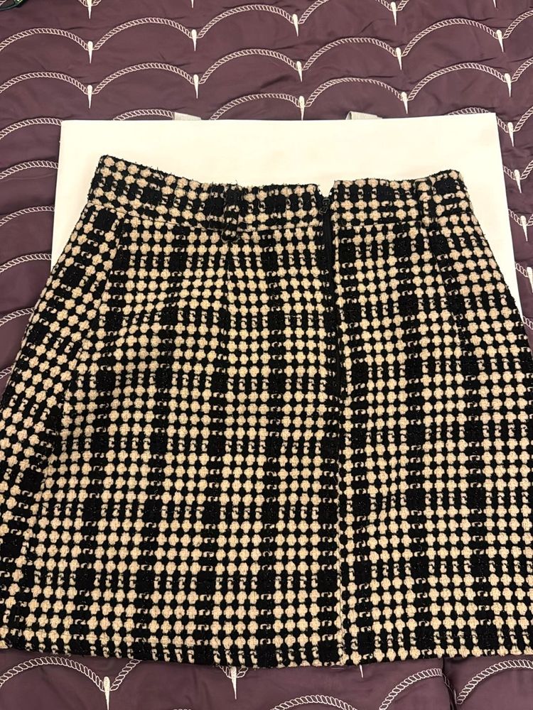 Premium Korean Aesthetic Plaid Mini Skirt