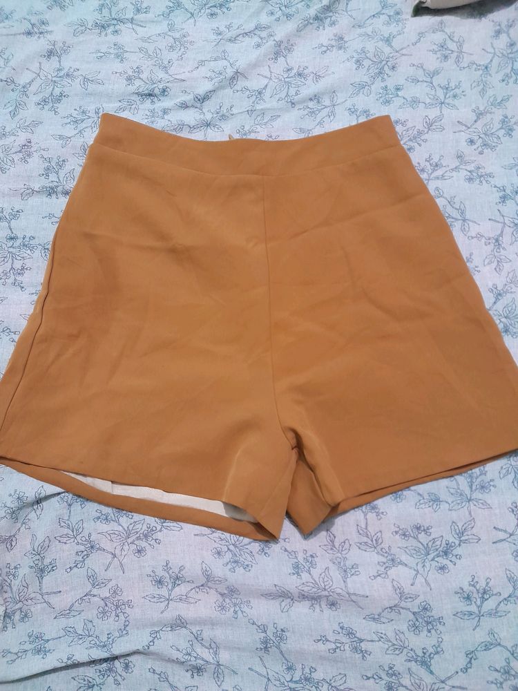 oOrange Korean Halfpan With Zip On Beckside