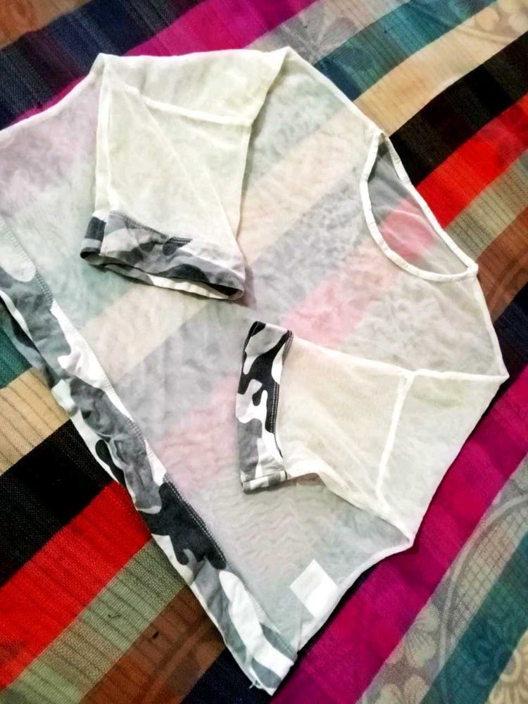 SHEER TOP....🤍✨