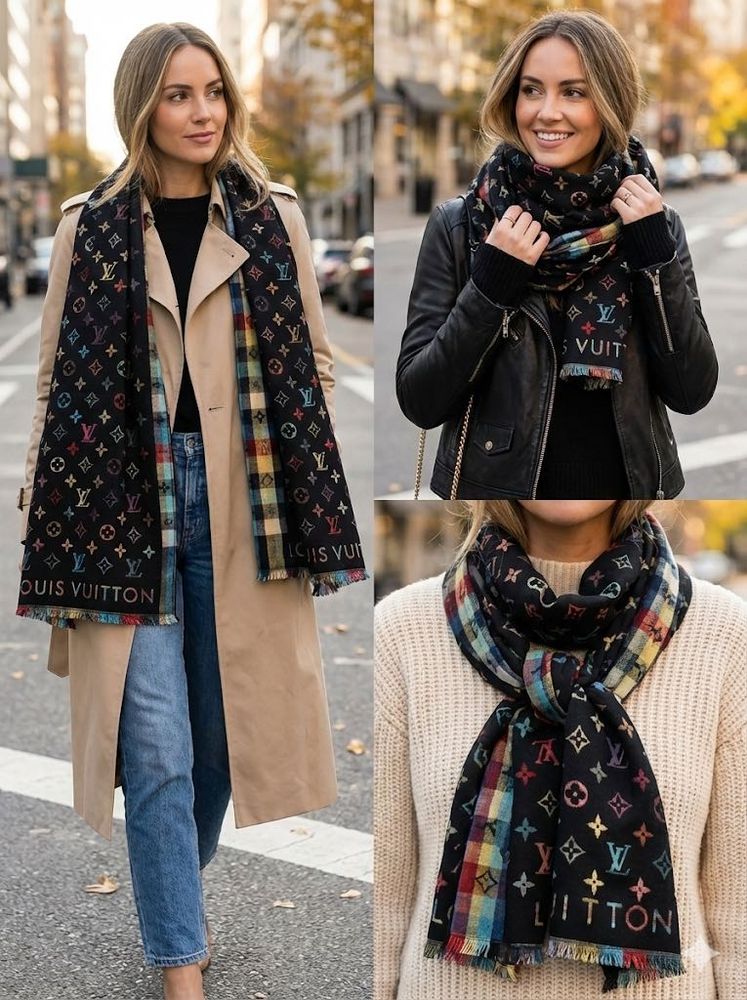 Louis Vuitton Scarf Soft Light ❤️😍