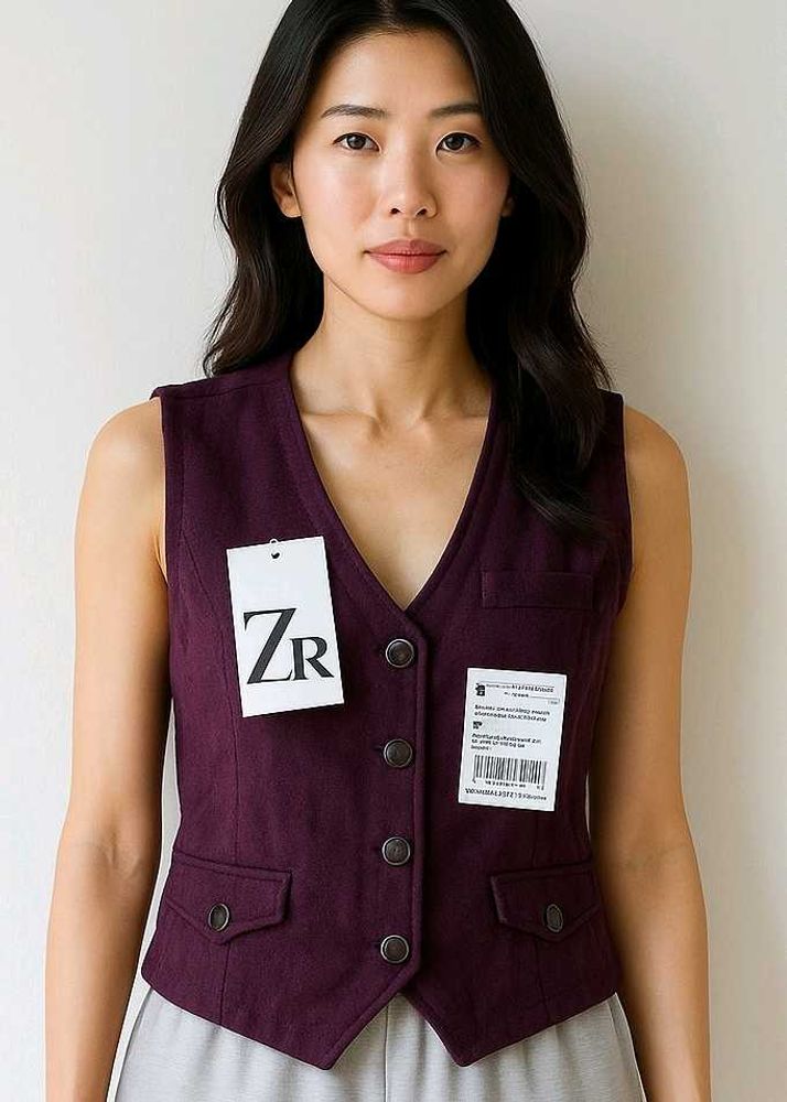 Stylish Purple Vest