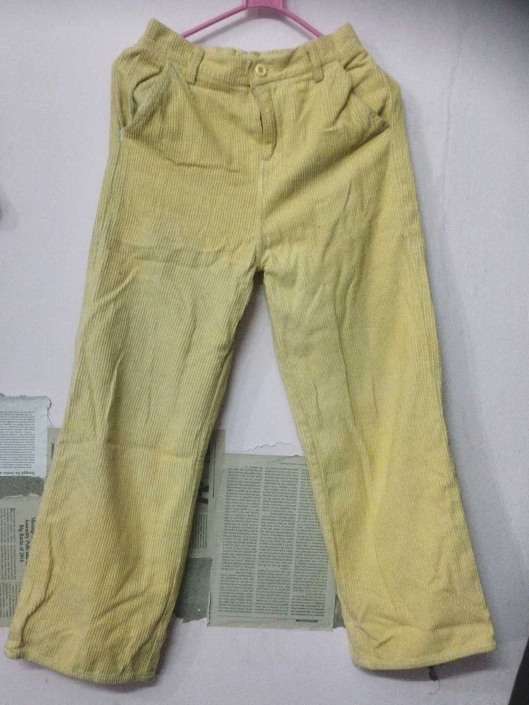 Yellow Couduary Jeans