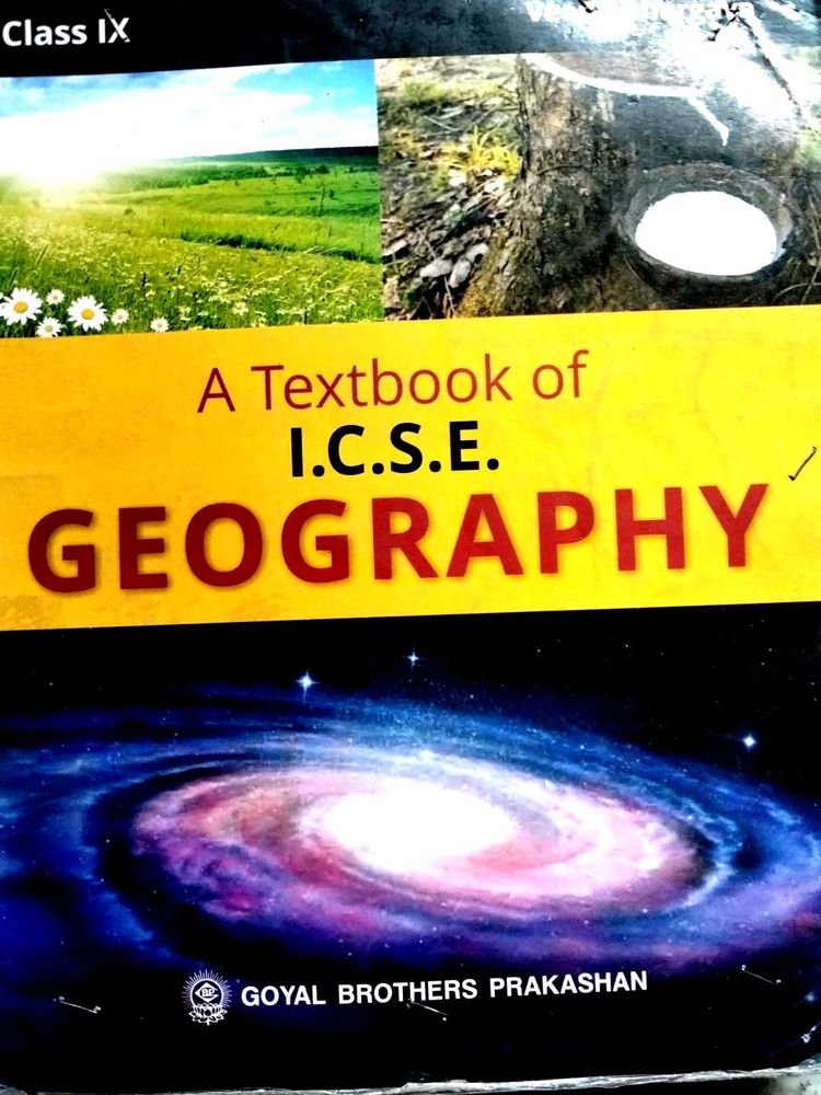 Text To Book Of ICSE Geography Class 9th