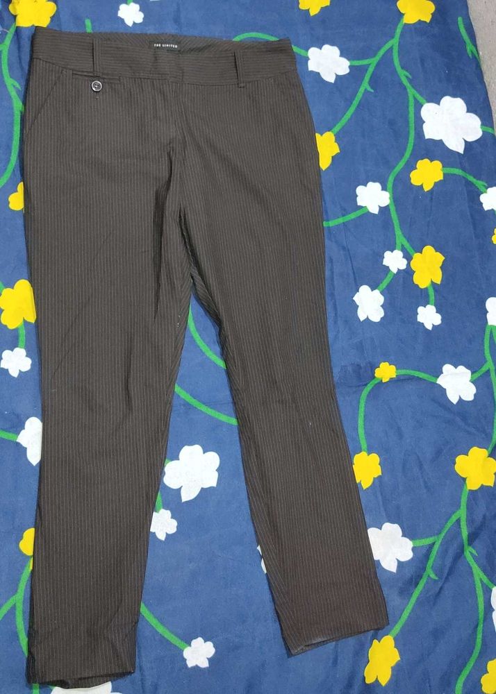 Brown Checks Formal Trouser