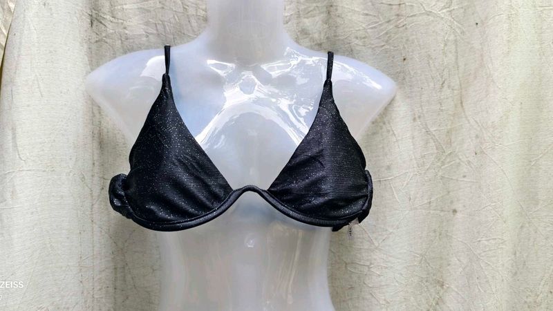 I. Black Bikini Top