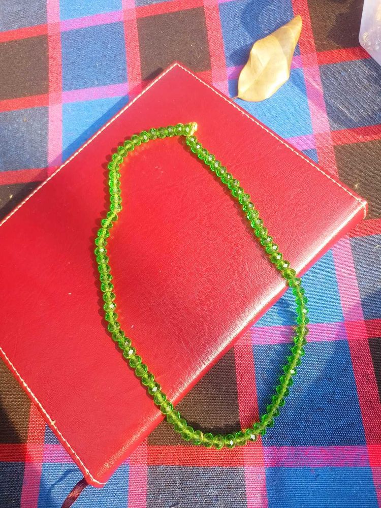 Green Beaded Necklace