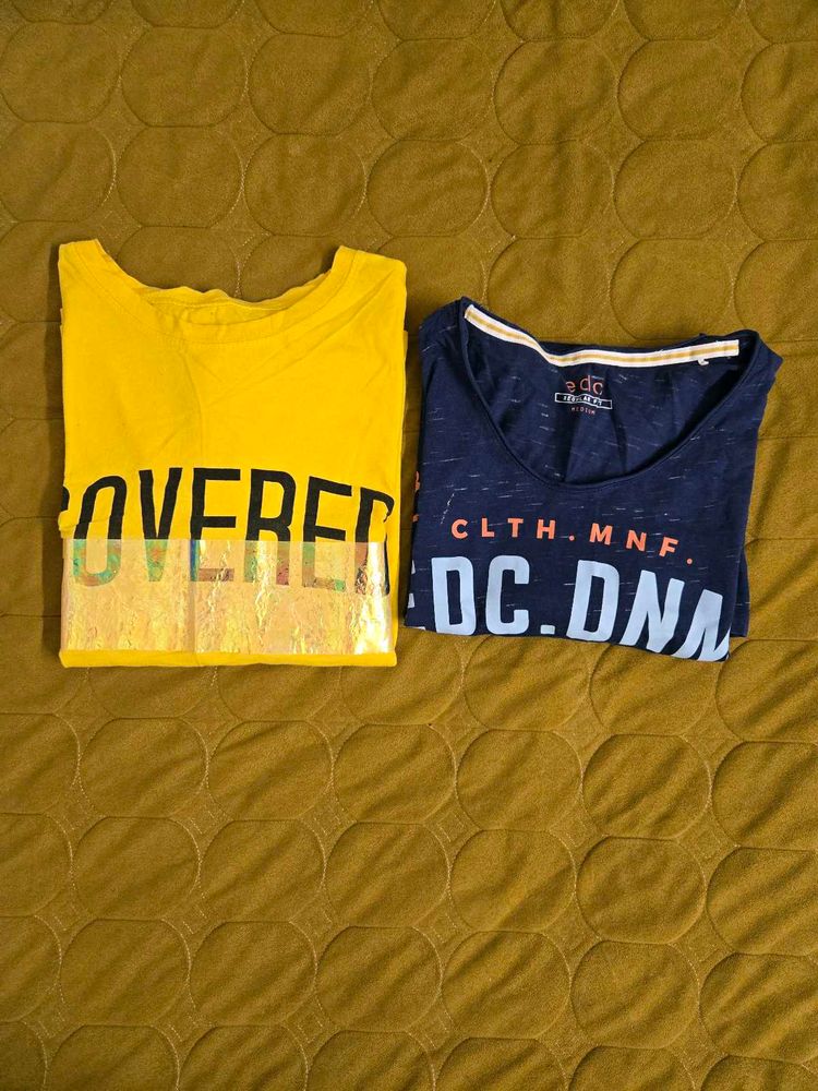 homewear Two Graphic Print T-Shirts size M