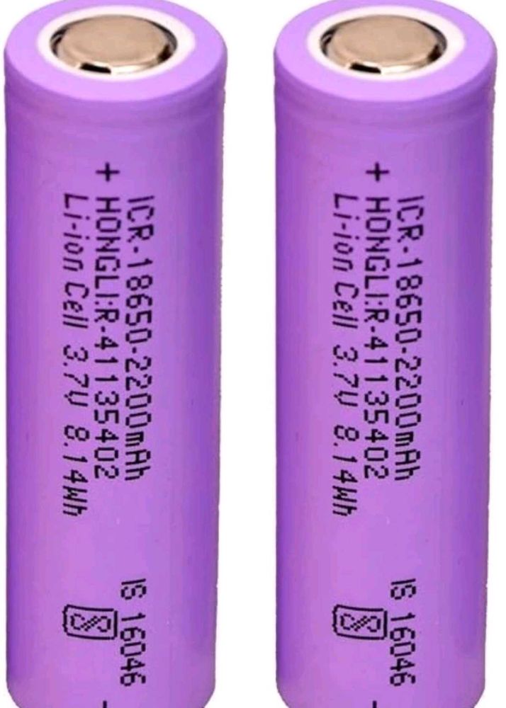 Smuf Lithium Ion Battery 18650 Cell 10 Pice