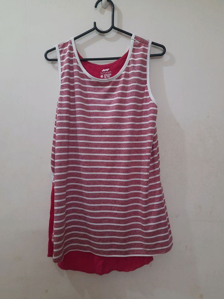 Spunk Athethic Fit Tee For Women