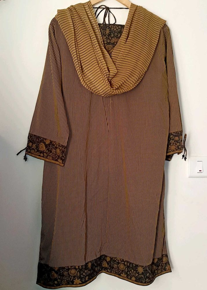 V Neck Kurti Set (Women)