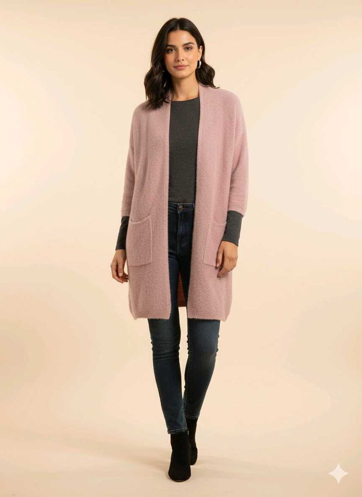 Elegant Pink Cardigan
