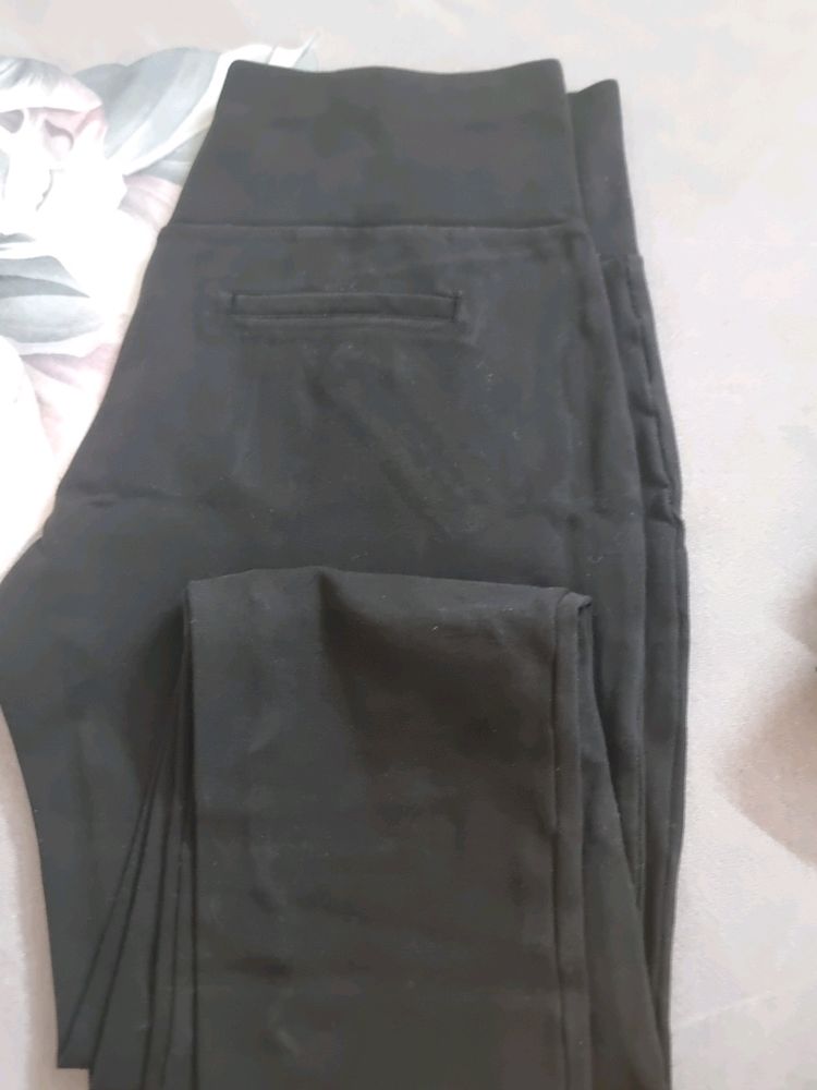 5xl Black Strech Pants