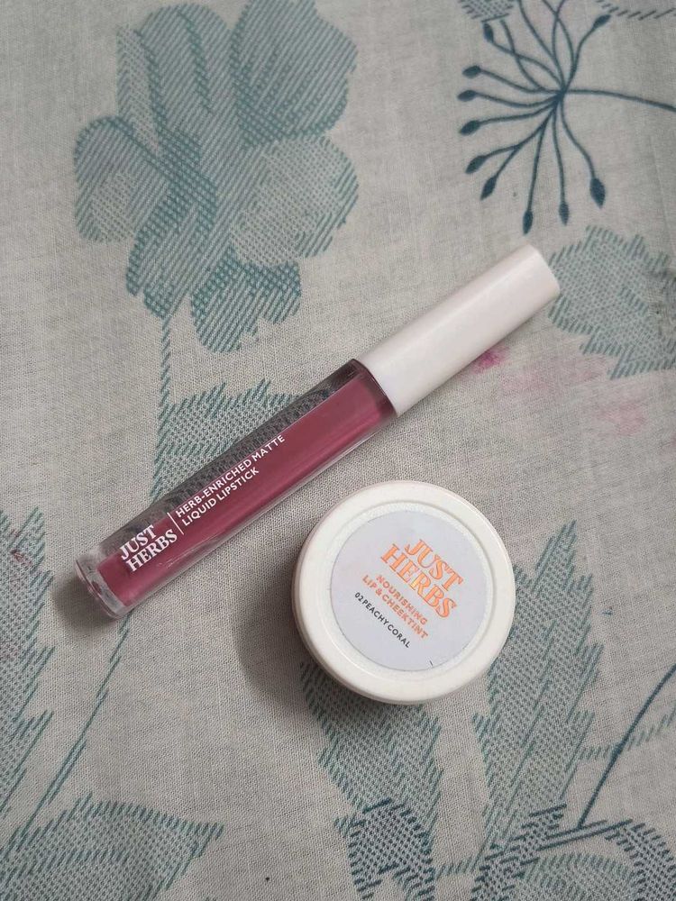 Just Herbs Lip Kit - Peachy Coral