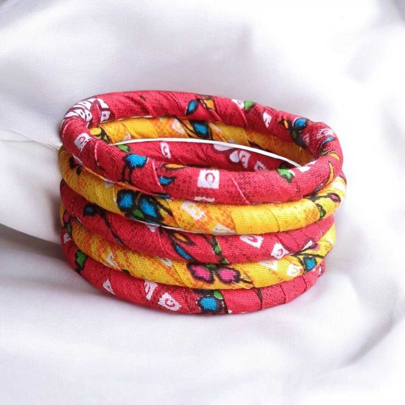handmade fabrics bangles.