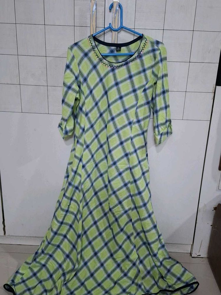 Checkered Maxi Dress