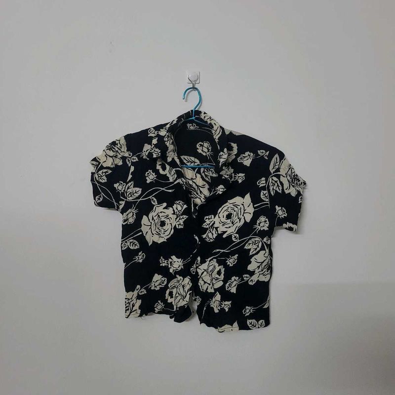 Cropped Casual Shirt