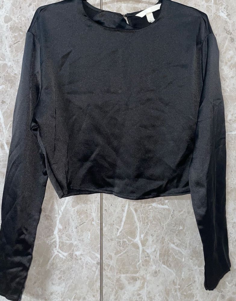 H&amp;M Black Casual And Formal Top