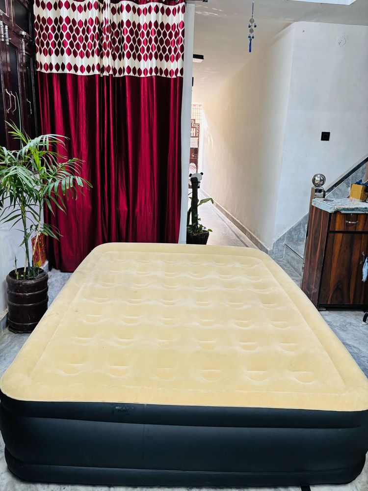 Inflatable High Raised Double Air Bed Mattress
