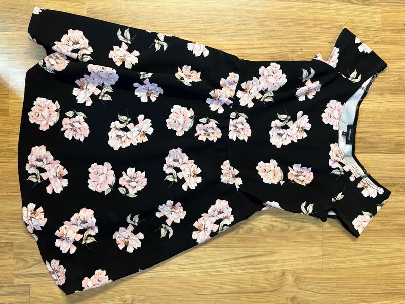 Floral Print Skater Dress