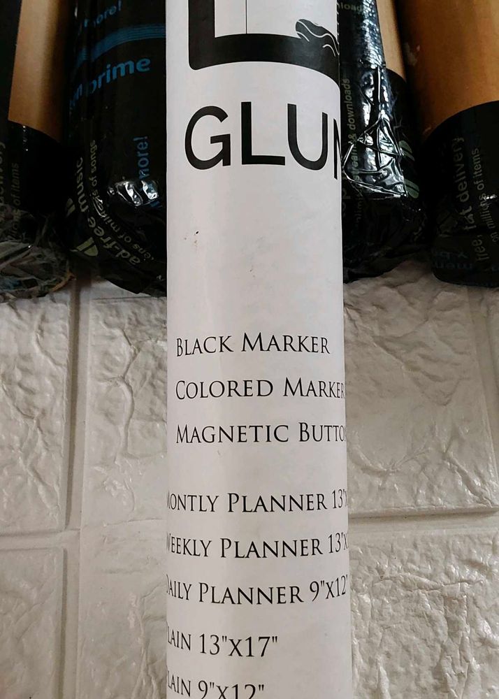 GLUN®  Magnetic White Board Planner 8 Peice