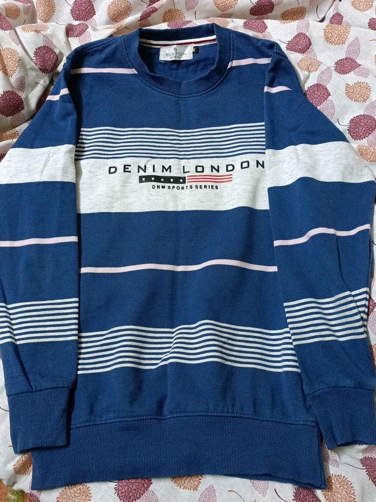 Blue And White Mix Colour Sweatshirt (Boys)
