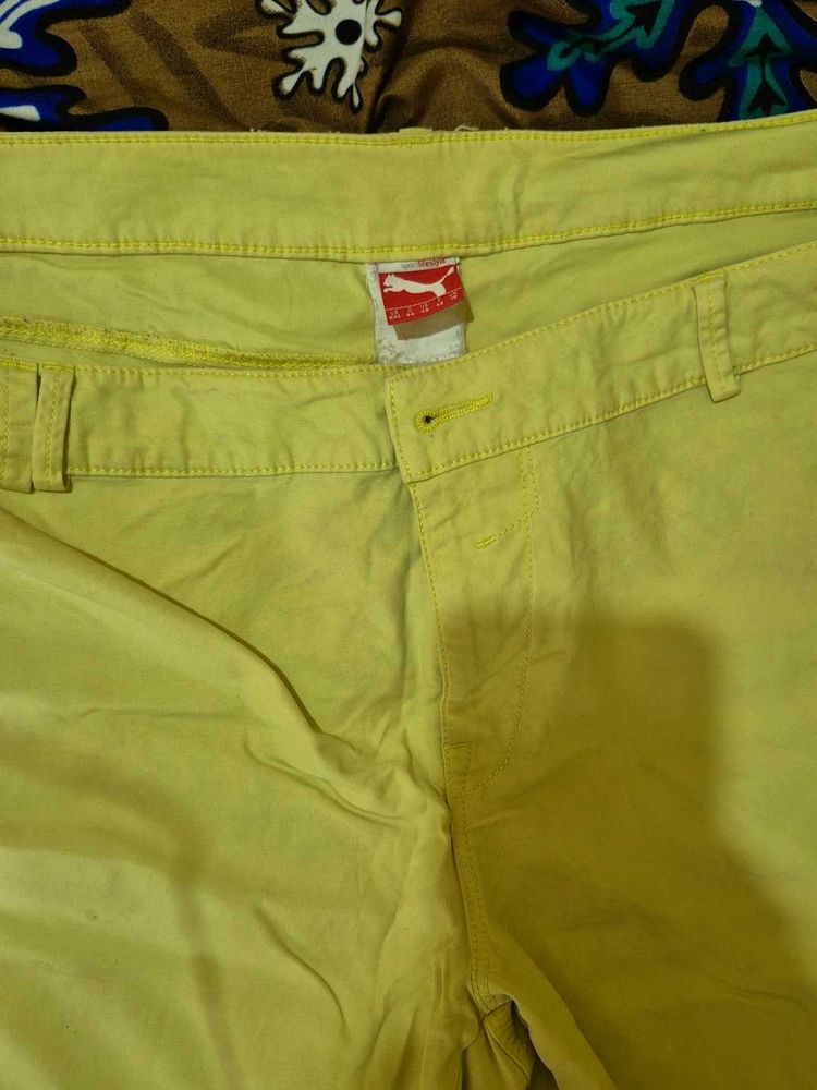 Puma Yellow Pants