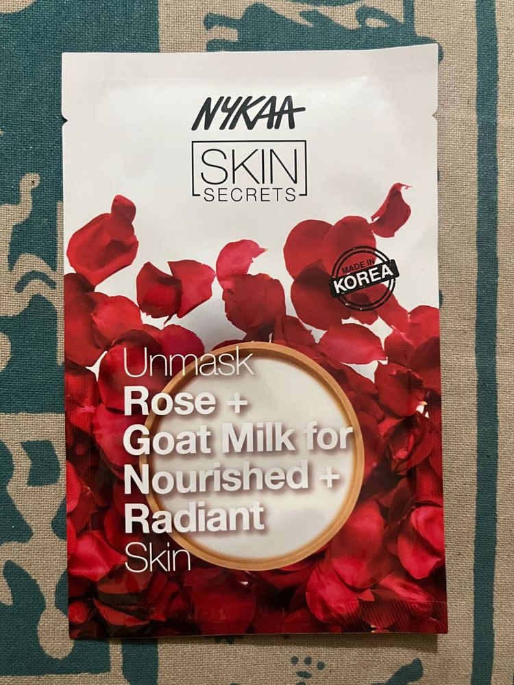 Nykaa Skin Secret Rose+goat milk Mask