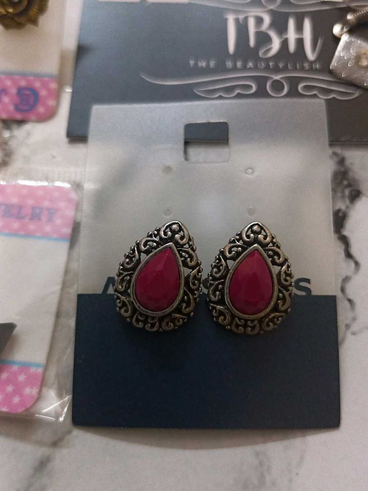 Assorted Earrings - Four Pairs