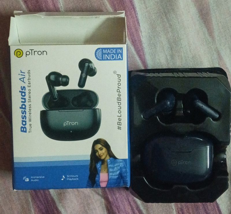pTron Bassbuds Air In-Ear TWS Earbuds