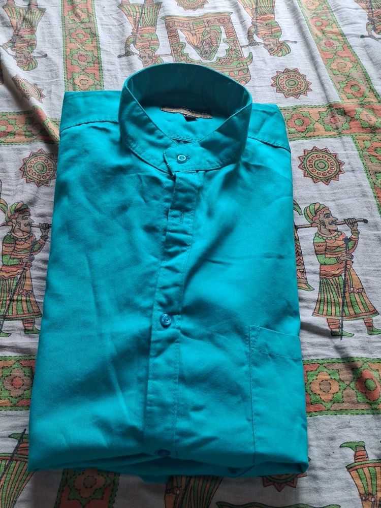 Light green Or Lighish Aqua Shade Color 4XLShirt