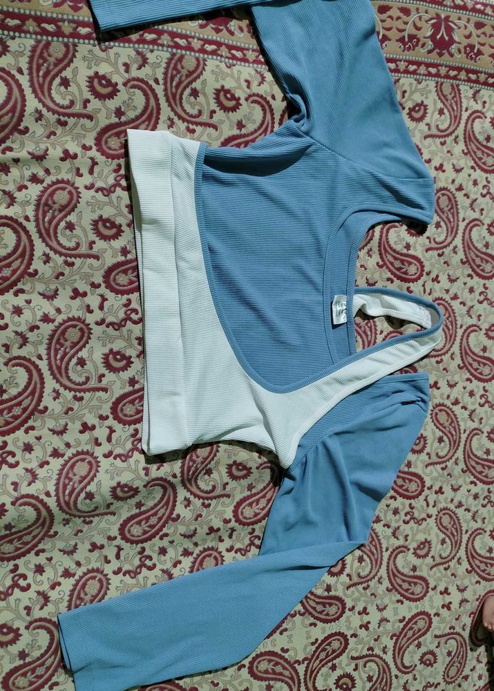 Blue Two-Piece Set
