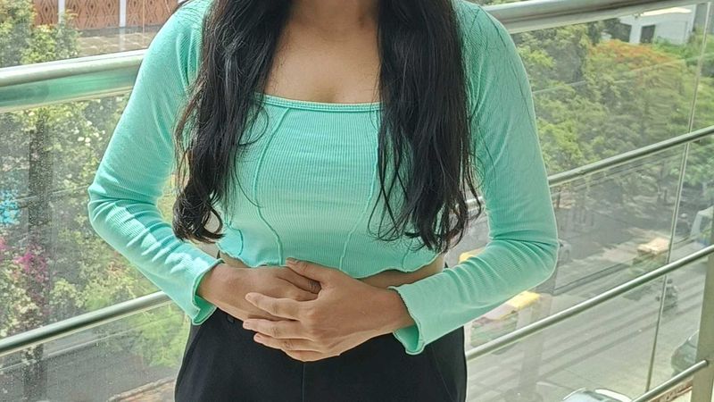 Mint Green Crop Top