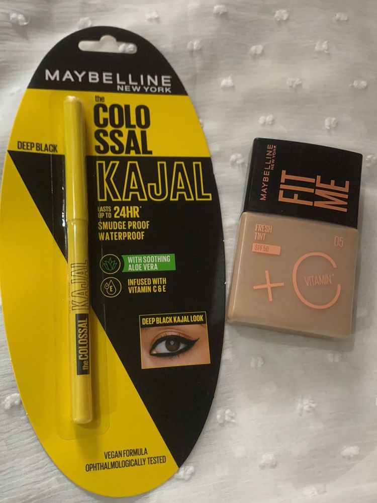 Maybelline Kajal &amp; Fit Me Tint
