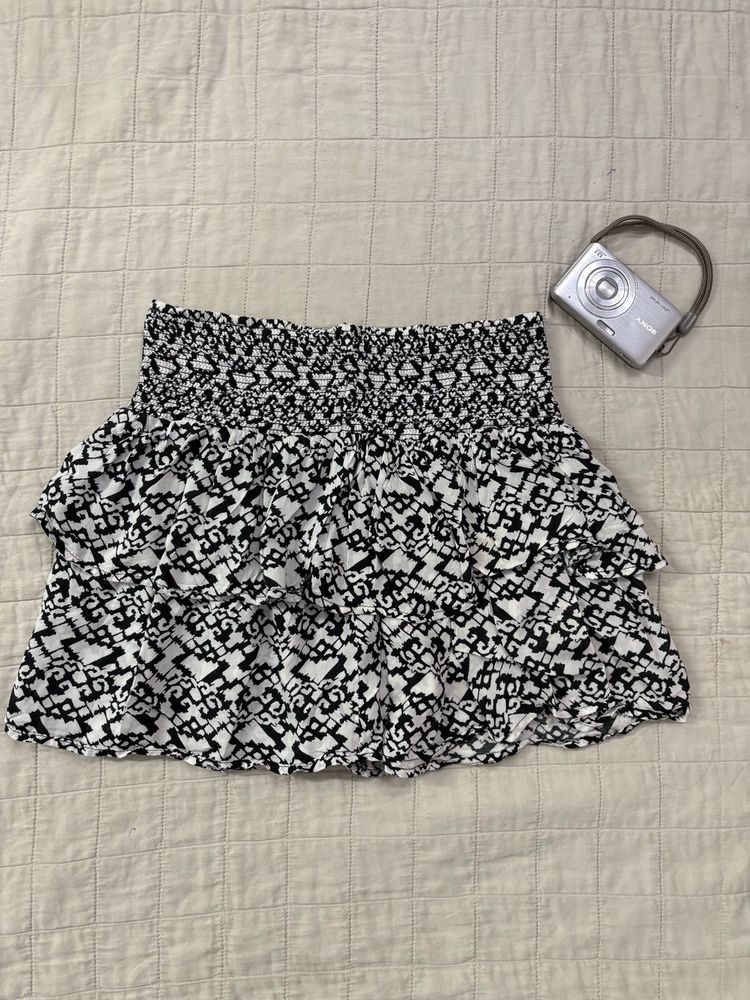 boho mini skirt
