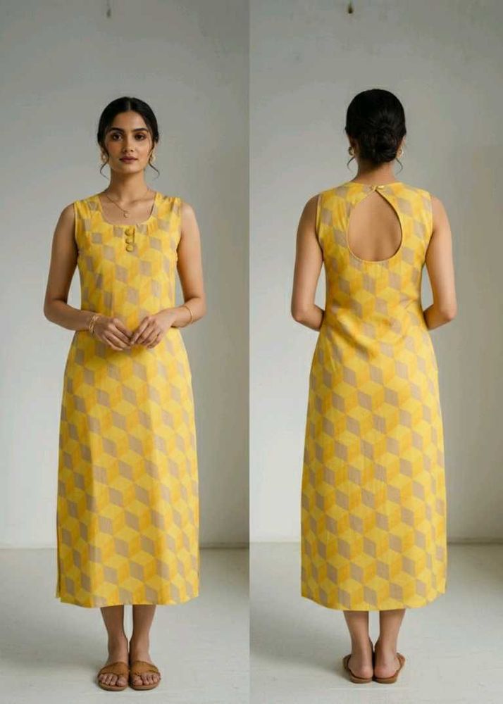Chic Yellow kurti