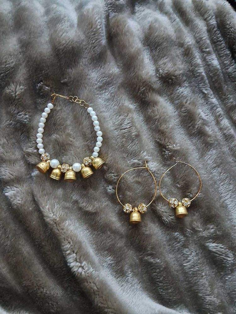 Earrings and Bracelet Set