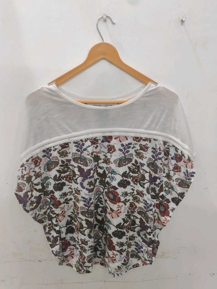 Floral Print Dolman Top