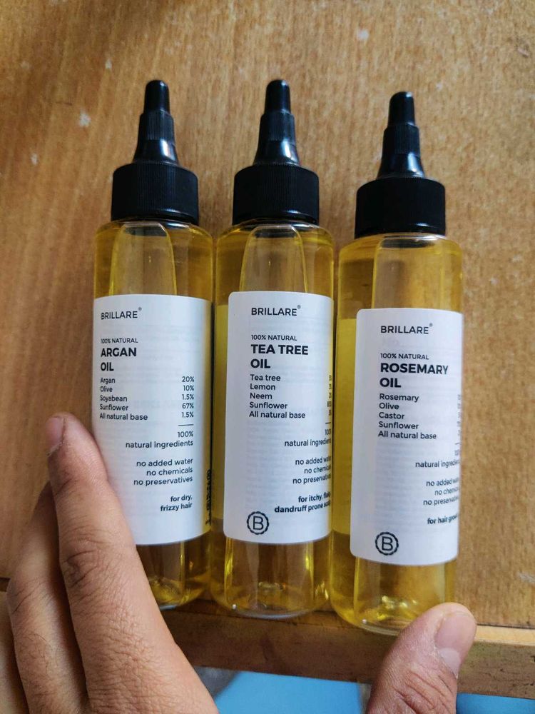 Brillare Natural Hair Oil Trio