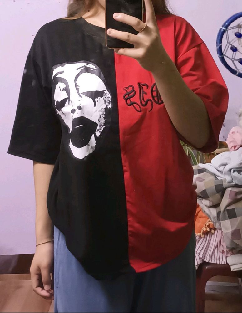 Two-Tone Graphic Tee