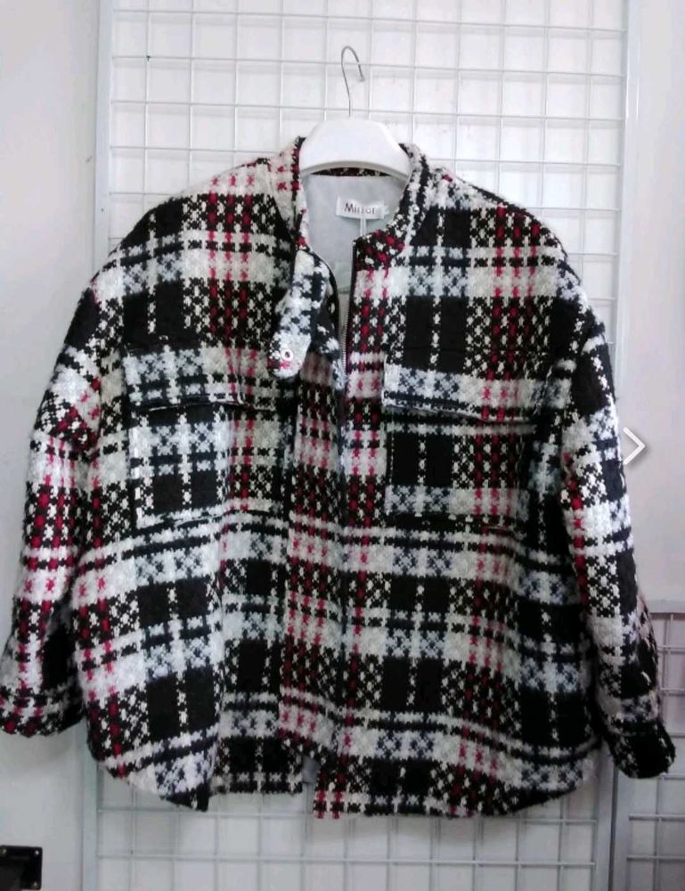 Y2k Plaid Flannel Shacket Jacket 🖤