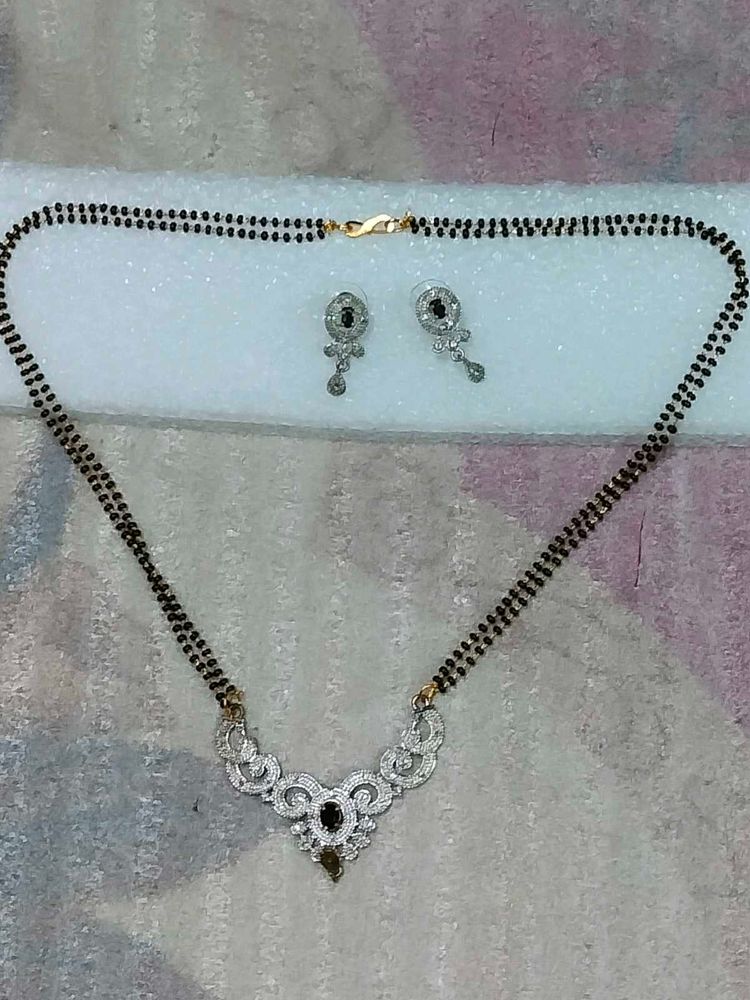 Mangalsutra  With Earrings