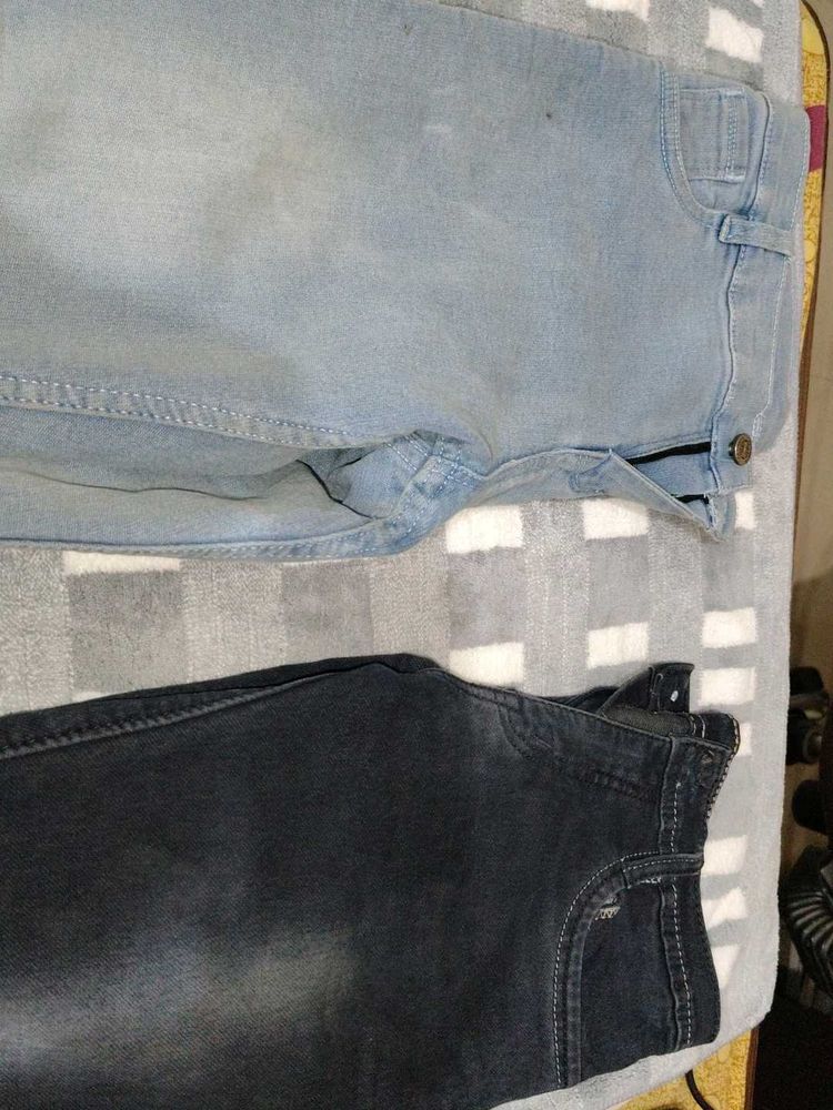 Blue &amp;Black Slim And Skinny Fit Jeans
